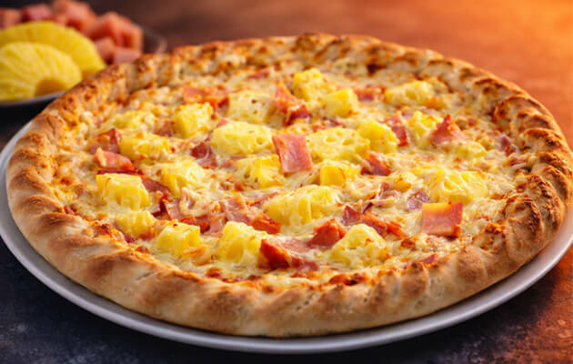 Pizza Knoblauchwurst